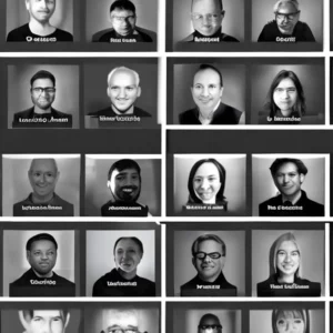 Artistic representation for Voices of Innovation : Key Takeaways from Leading Figures in the Startup Ecosystem