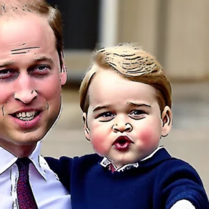 Artistic representation for Prince George and Prince Loui voices sound so much like dad William in incredible video.