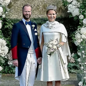 Artistic representation for Princess Martha Louise of Norway wedding cake featured this sweet detail you missed - exclusive