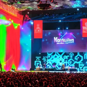 Artistic representation for Kaltura Named Best Overall Event Management Solution Provider in 2024 MarTech Breakthrough Awards Program