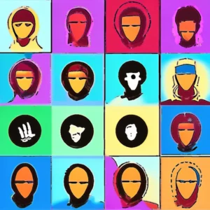 Artistic representation for The impact of ai - powered influencers on digital branding strategies "revolutionizing digital branding: the rise of ai-powered influencers" 1