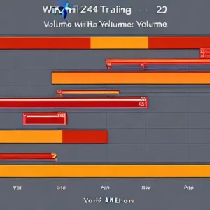 Artistic representation for Wirtual 24 - Hour Trading Volume Reaches $2 . 20 ( WIRTUAL ) Let me know if you need me to write another title.