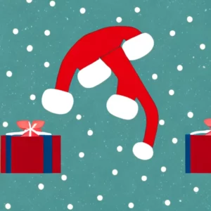 Artistic representation for HR Magazine - Should employers cancel Christmas parties this year ? Let me know what you think!