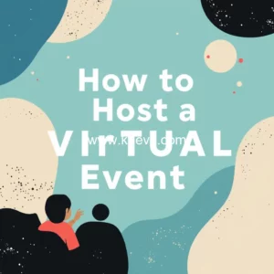 Artistic representation for How to Host a Virtual Event