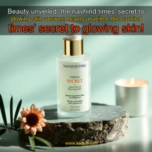 Artistic representation for Beauty unveiled: the navhind times' secret to glowing skin answer: beauty unveiled: the navhind times' secret to glowing skin!