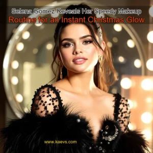 Artistic representation for Selena Gomez Reveals Her Speedy Makeup Routine for an Instant Christmas Glow