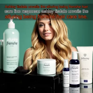 Artistic representation for Ashley tisdale unveils the alluring being frenshe hair care line response: ashley tisdale unveils the alluring being frenshe hair care line.