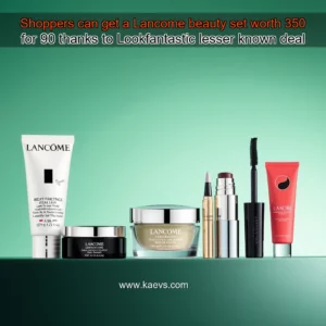 Artistic representation for Shoppers can get a Lancome beauty set worth 350 for 90 thanks to Lookfantastic lesser known deal