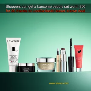 Artistic representation for Shoppers can get a Lancome beauty set worth 350 for 90 thanks to Lookfantastic lesser known deal