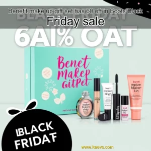 Artistic representation for Benefit make up gift set has 60 off in Boots Black Friday sale