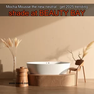 Artistic representation for Mocha Mousse the new neutral : get 2025 trending shade at BEAUTY BAY