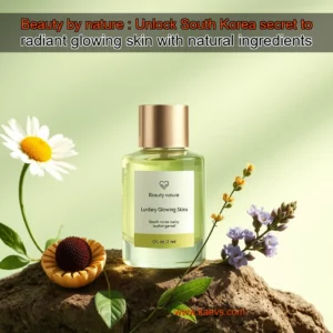 Artistic representation for Beauty by nature : Unlock South Korea secret to radiant glowing skin with natural ingredients