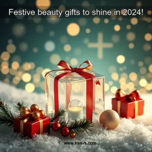 Artistic representation for Festive beauty gifts to shine in 2024!