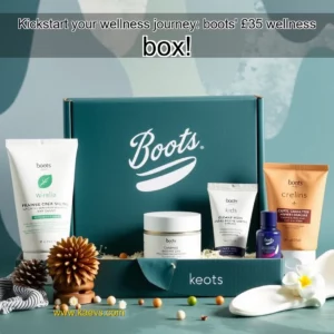 Artistic representation for Kickstart your wellness journey: boots' £35 wellness box!