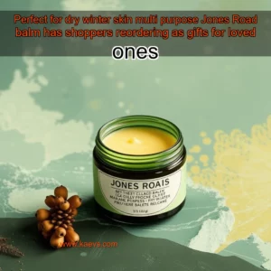 Artistic representation for Perfect for dry winter skin multi purpose Jones Road balm has shoppers reordering as gifts for loved ones