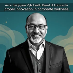 Artistic representation for Amar Sinhji joins Zyla Health Board of Advisors to propel innovation in corporate wellness