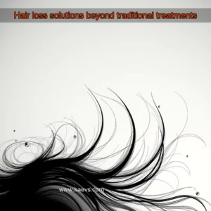 Artistic representation for Hair loss solutions beyond traditional treatments