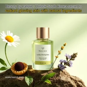 Artistic representation for Beauty by nature : Unlock South Korea secret to radiant glowing skin with natural ingredients