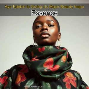 Artistic representation for Ayo Edebiri Is Giving Us Major Beauty Inspo Essence