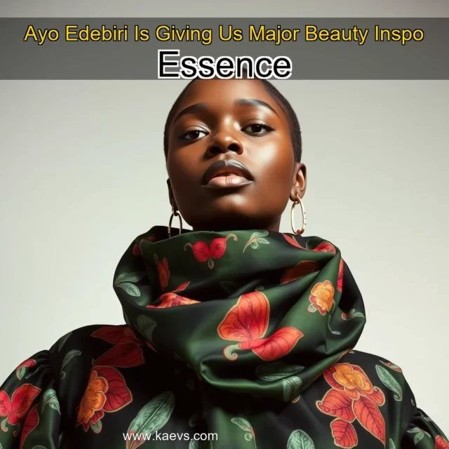 Artistic representation for Ayo Edebiri Is Giving Us Major Beauty Inspo Essence