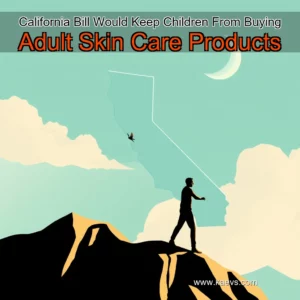 Artistic representation for California Bill Would Keep Children From Buying Adult Skin Care Products