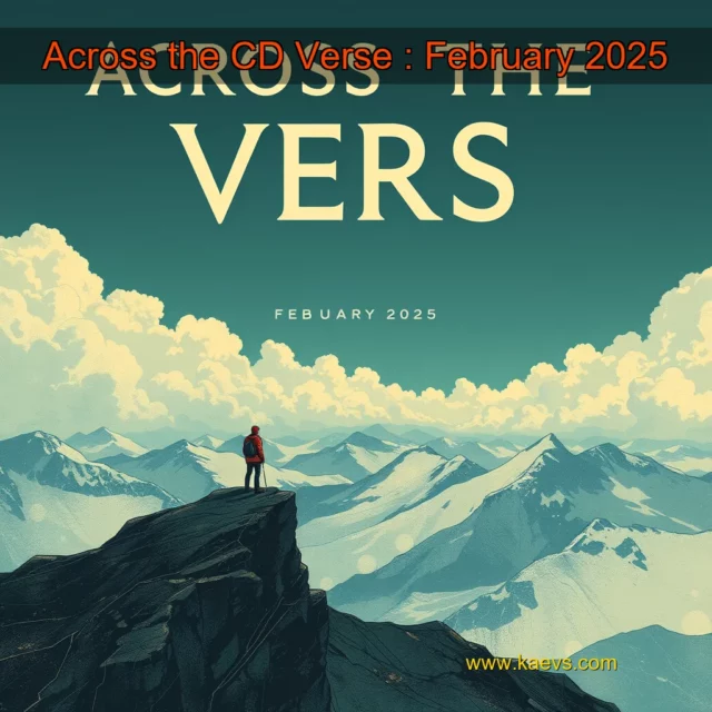 Artistic representation for Across the CD Verse : February 2025