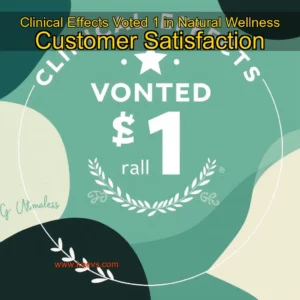 Artistic representation for Clinical Effects Voted 1 in Natural Wellness Customer Satisfaction