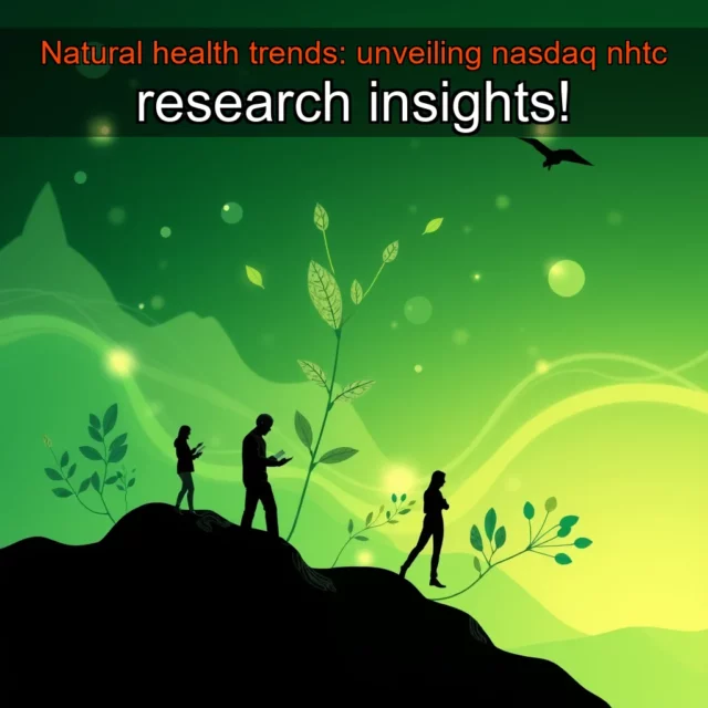 Artistic representation for Natural health trends: unveiling nasdaq nhtc research insights!