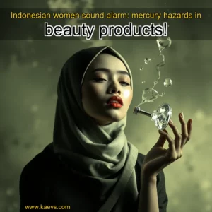 Artistic representation for Indonesian women sound alarm: mercury hazards in beauty products!