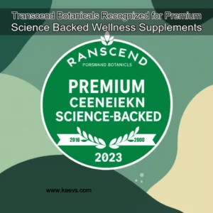 Artistic representation for Transcend Botanicals Recognized for Premium Science Backed Wellness Supplements
