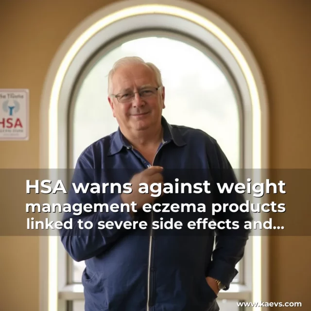 Artistic representation for HSA warns against weight management eczema products linked to severe side effects and hospitalisation