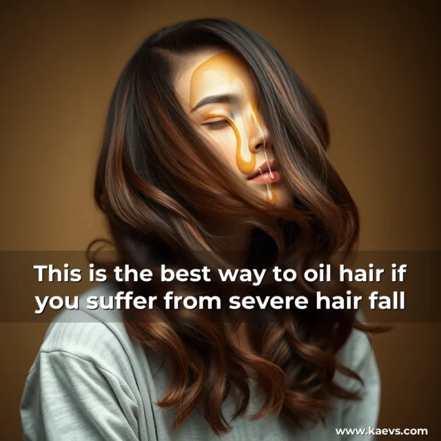 Artistic representation for This is the best way to oil hair if you suffer from severe hair fall