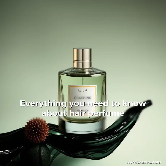 Artistic representation for Everything you need to know about hair perfume