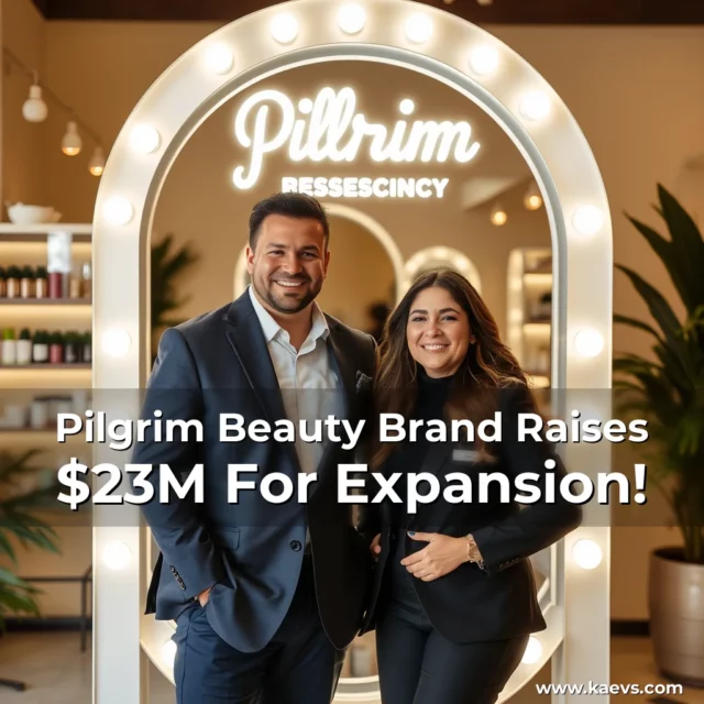 Artistic representation for Pilgrim Beauty Brand Raises $23M For Expansion!