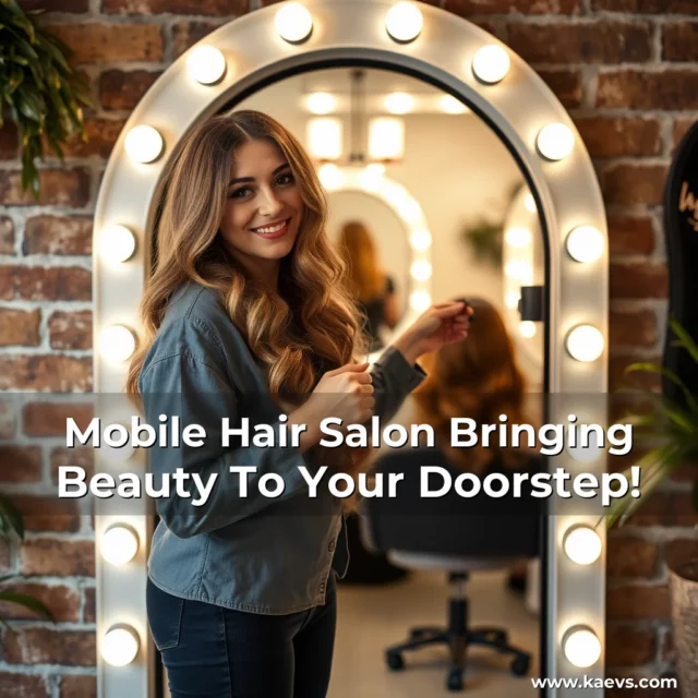 Artistic representation for Mobile Hair Salon Bringing Beauty To Your Doorstep!