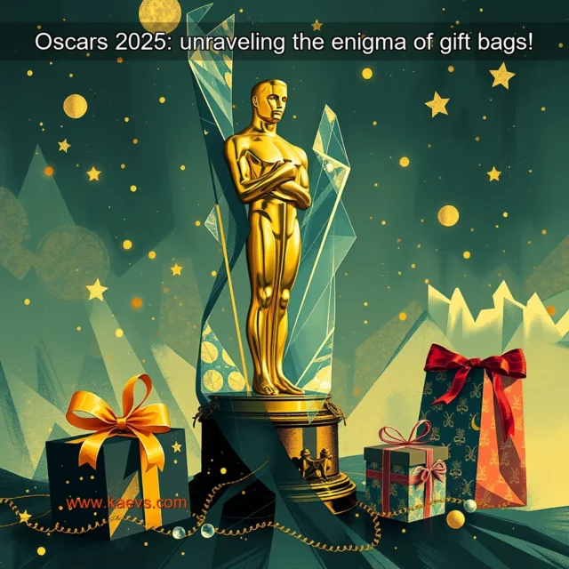 Artistic representation for Oscars 2025: unraveling the enigma of gift bags!