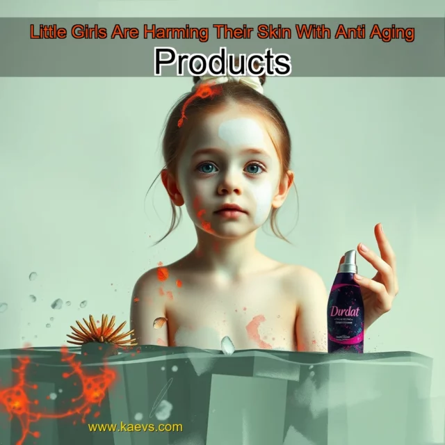 Artistic representation for Little Girls Are Harming Their Skin With Anti Aging Products