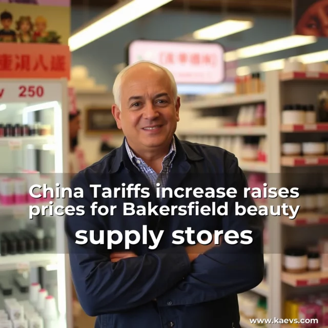 Artistic representation for China Tariffs increase raises prices for Bakersfield beauty supply stores