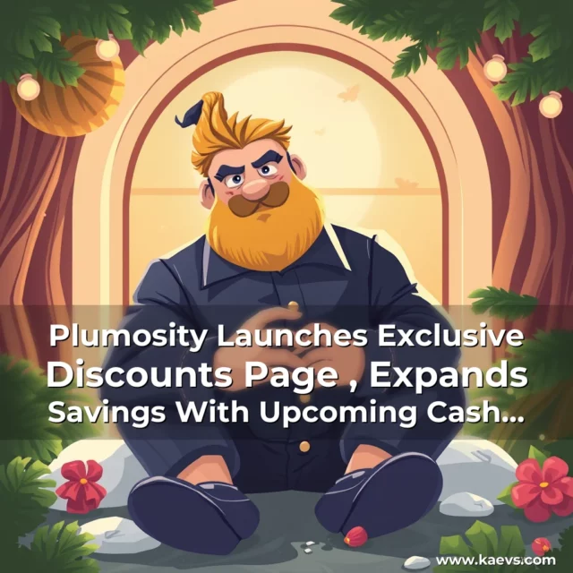Artistic representation for Plumosity Launches Exclusive Discounts Page , Expands Savings With Upcoming Cash Back Program, And Announces New Limited-Time Offers!