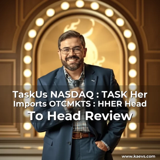 Artistic representation for TaskUs NASDAQ : TASK Her Imports OTCMKTS : HHER Head To Head Review