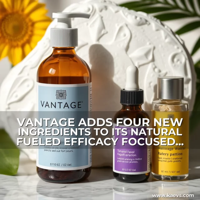 Artistic representation for VANTAGE ADDS FOUR NEW INGREDIENTS TO ITS NATURAL FUELED EFFICACY FOCUSED SOLUTIONS PORTFOLIO FOR BEAUTY PERSONAL CARE APPLICATIONS