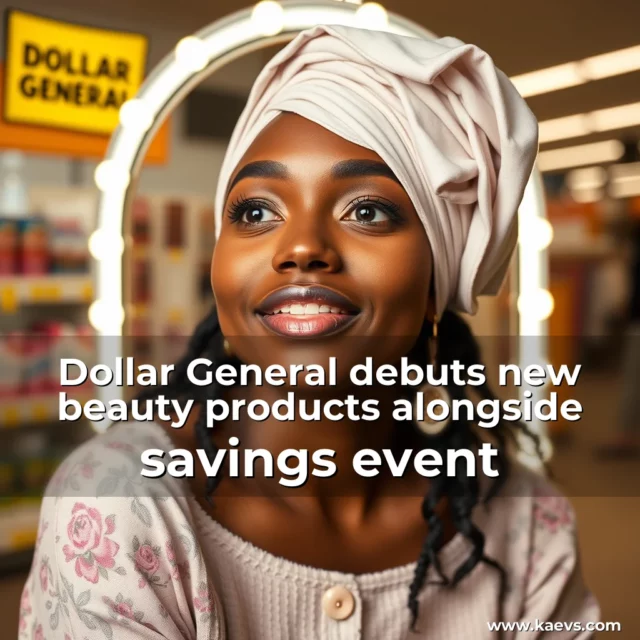 Artistic representation for Dollar General debuts new beauty products alongside savings event