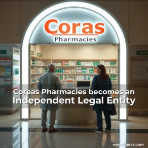 Artistic representation for Coreas Pharmacies becomes an Independent Legal Entity